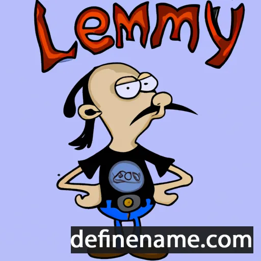 cartoon of the name Lemmy