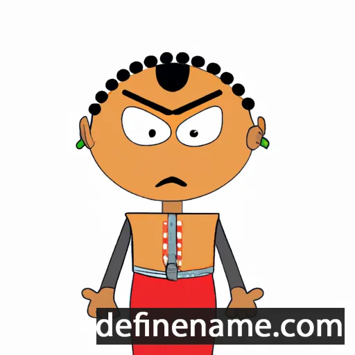 cartoon of the name Lemohang