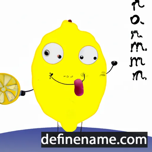 Lemony cartoon