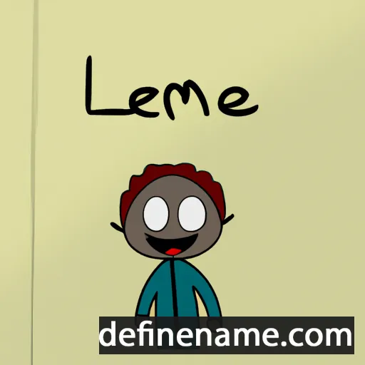 cartoon of the name Lemuël