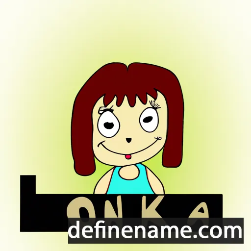 cartoon of the name Leńka