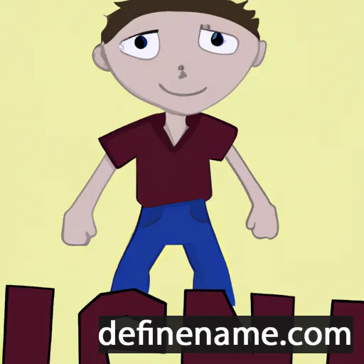 cartoon of the name Len