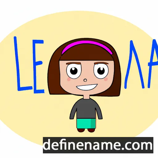 Lená cartoon