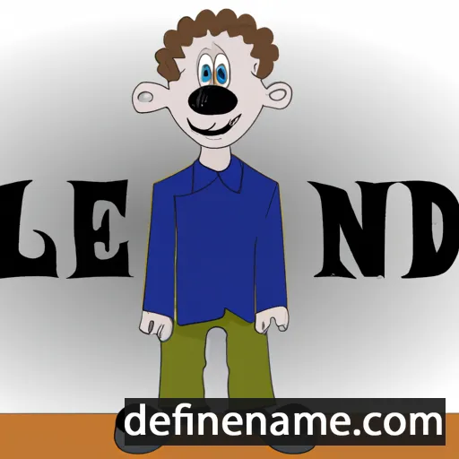 cartoon of the name Lenard