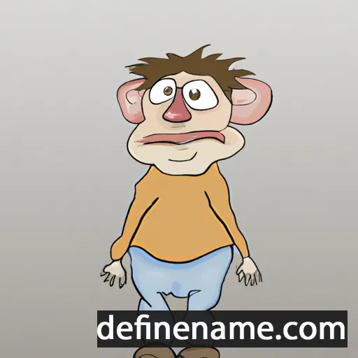 cartoon of the name Lenart