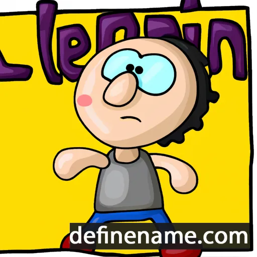 cartoon of the name Lenci