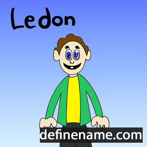 cartoon of the name Lendon