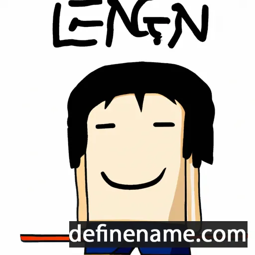 cartoon of the name Leng