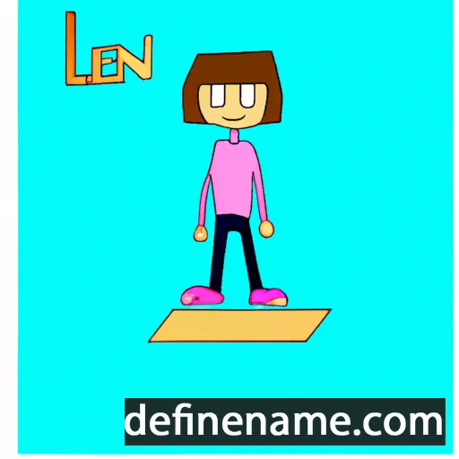 cartoon of the name Leni