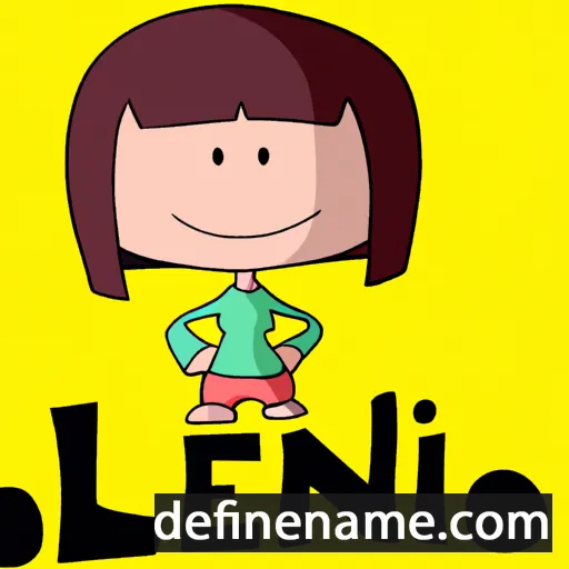 cartoon of the name Leni