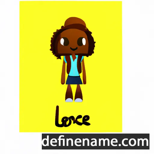 cartoon of the name Lenice