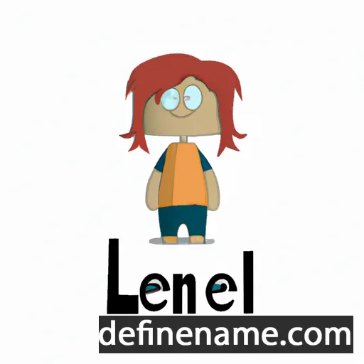 cartoon of the name Lenie