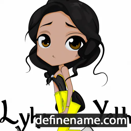 cartoon of the name Leniyah