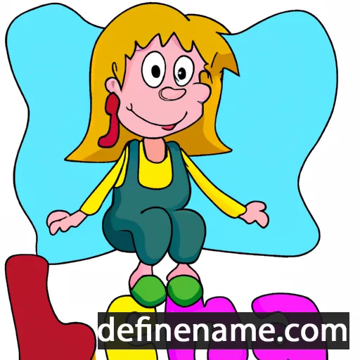 cartoon of the name Lenja