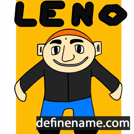 cartoon of the name Lenko