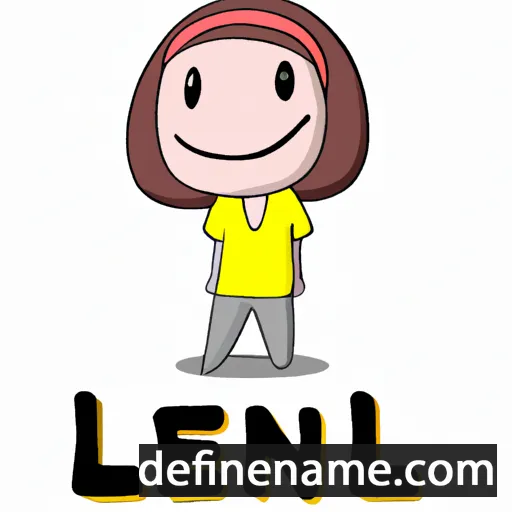 cartoon of the name Lenlen