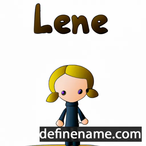 Lenneke cartoon