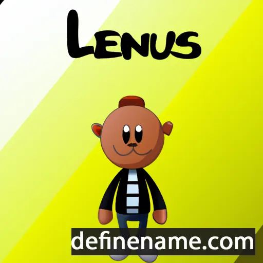 cartoon of the name Lennis