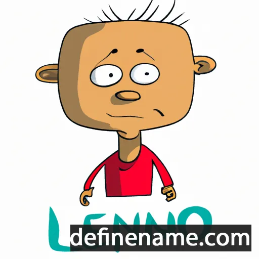 cartoon of the name Leno