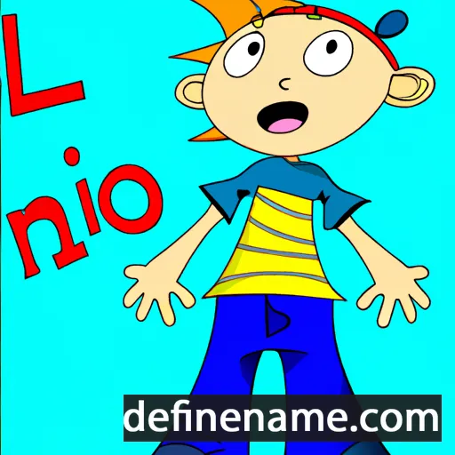 cartoon of the name Leno