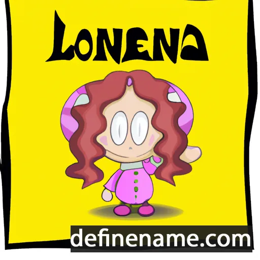 cartoon of the name Lenola