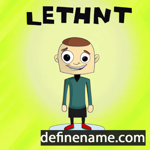 cartoon of the name Lenthe