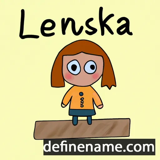 cartoon of the name Lenuška