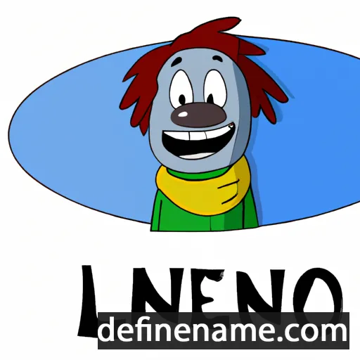 cartoon of the name Lenuzo