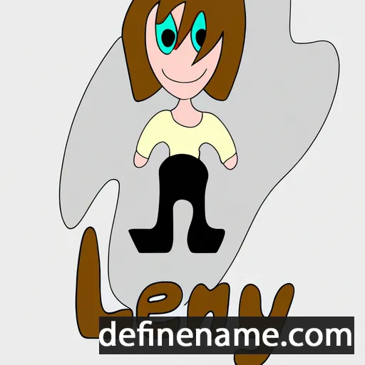 cartoon of the name Leny