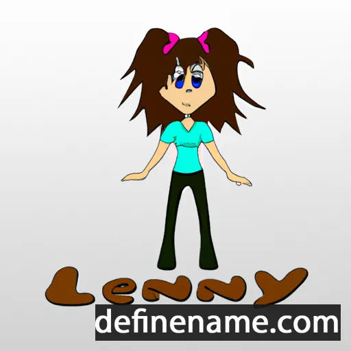 cartoon of the name Leny