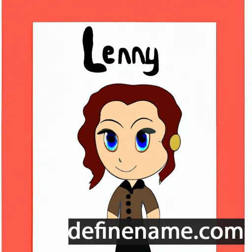 cartoon of the name Lenya