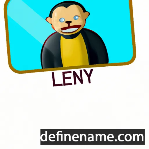 cartoon of the name Lenyx