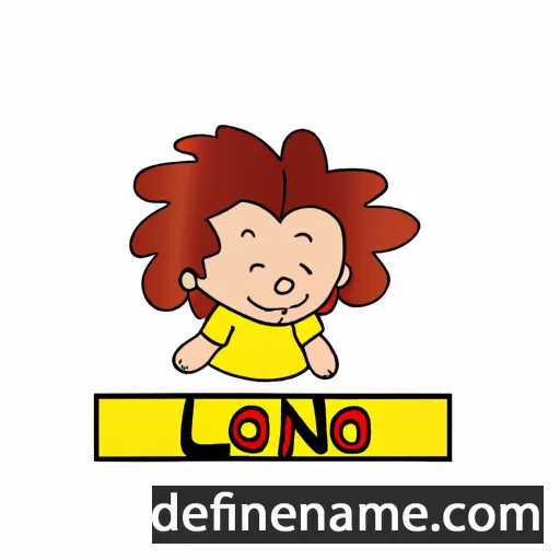 cartoon of the name Leòncia