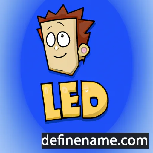 cartoon of the name Leod