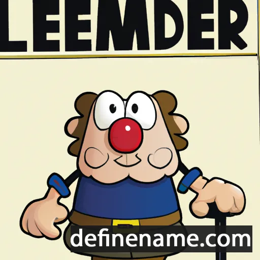 cartoon of the name Leodmær