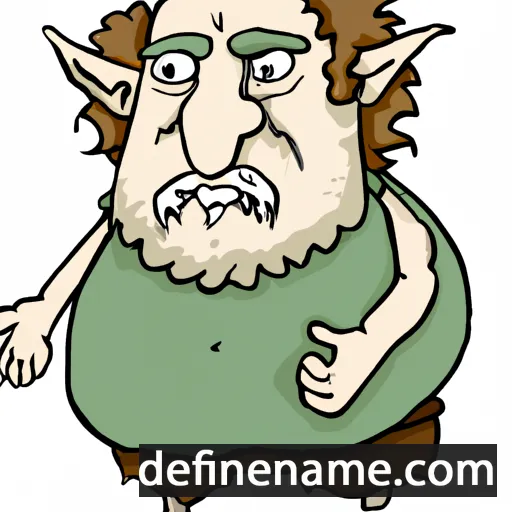 cartoon of the name Leofnoth