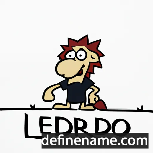 Leofred cartoon