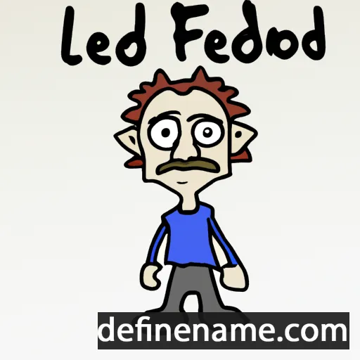 cartoon of the name Leofried