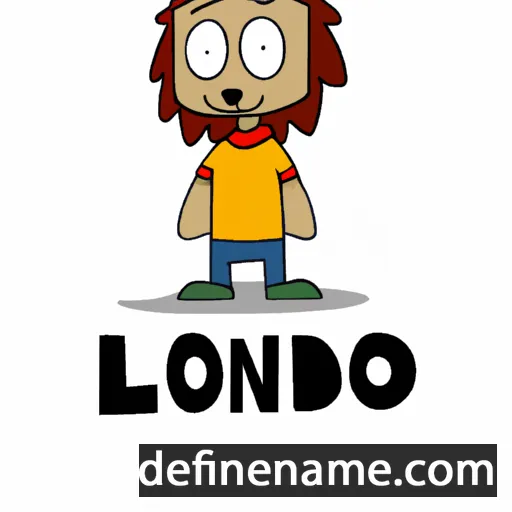 cartoon of the name Leonárd