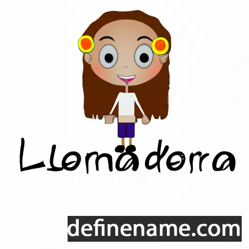 Leondra cartoon