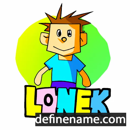 cartoon of the name Leonek