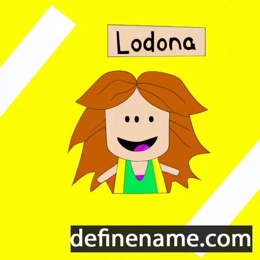 cartoon of the name Leonídia