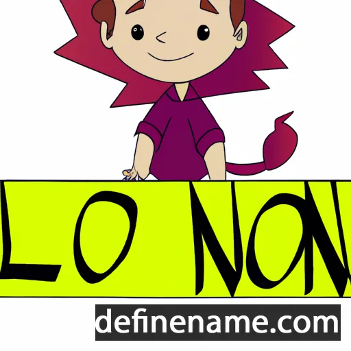 cartoon of the name Leoni