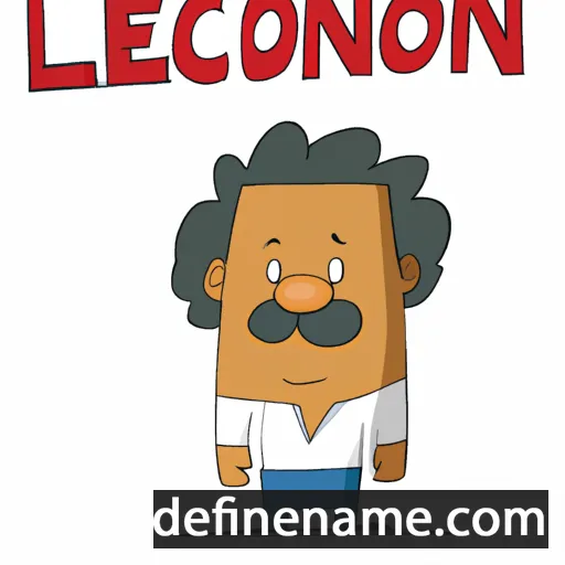 cartoon of the name Leoniano