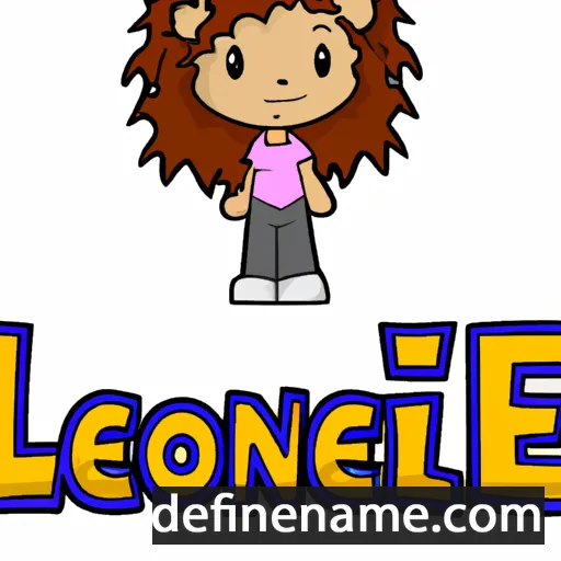 cartoon of the name Leonice