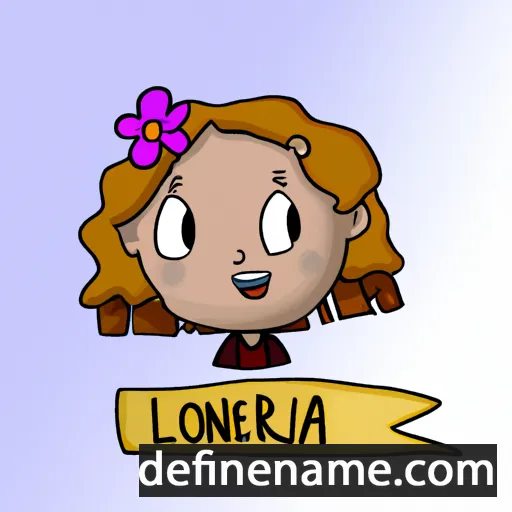 cartoon of the name Leonóra