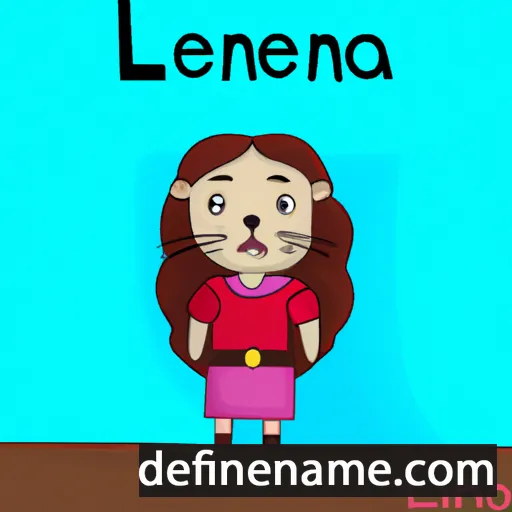 cartoon of the name Leontína