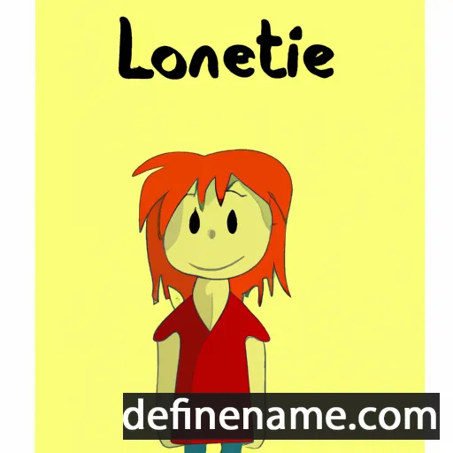 Leontīne cartoon