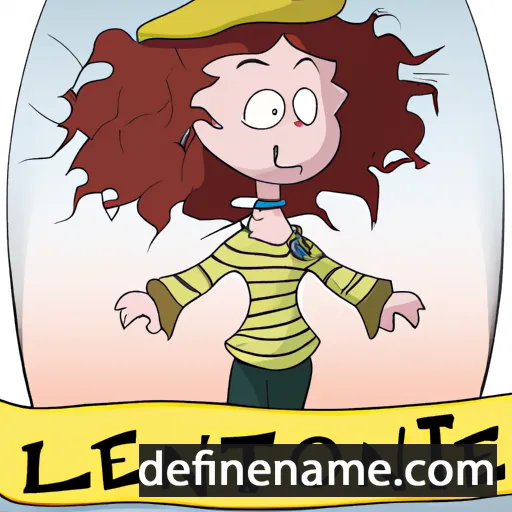 cartoon of the name Leontine