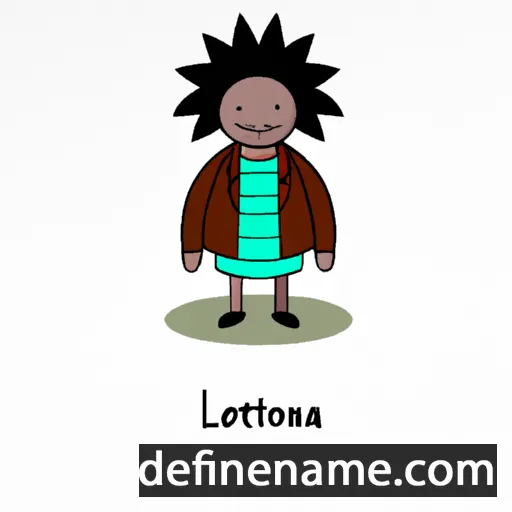 cartoon of the name Leontzia